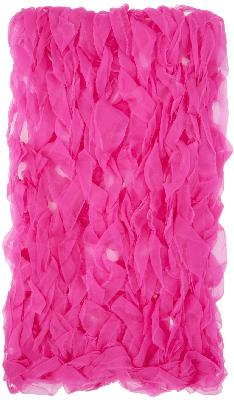 Dries Van Noten Pink Silk Braided Scarf