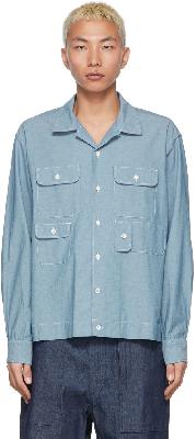 Engineered Garments Blue Chambry Shirt