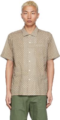 Engineered Garments Khaki Polka Dot Shirt