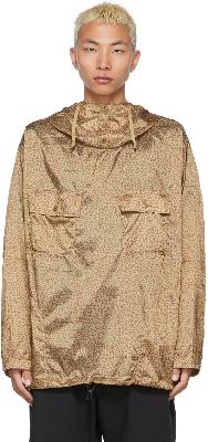 Engineered Garments Brown Ripstop Leopard Jacket