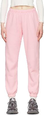 ERL Pink Cotton Lounge Pants