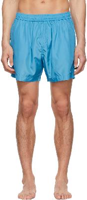 Ermenegildo Zegna Blue Polyester Swim Shorts