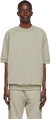 Essentials Green Raglan Short Sleeve Sweatshirt
