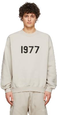 Essentials Beige '1977' Sweatshirt