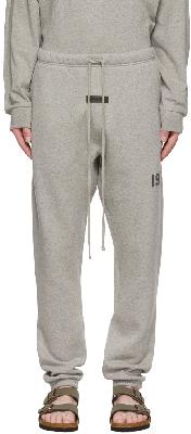 Essentials Gray Cotton Lounge Pants