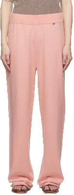 extreme cashmere Pink n°104 Wide Leg Lounge Pants