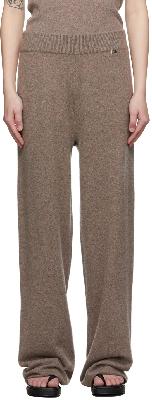 extreme cashmere Grey n°104 Wide Leg Lounge Pants