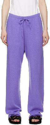 extreme cashmere Purple n°142 Run Lounge Pants