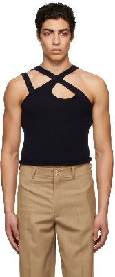 extreme cashmere Navy n°222 Raver Tank Top