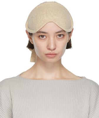 extreme cashmere Taupe Cashmere n°135 Eye Mask