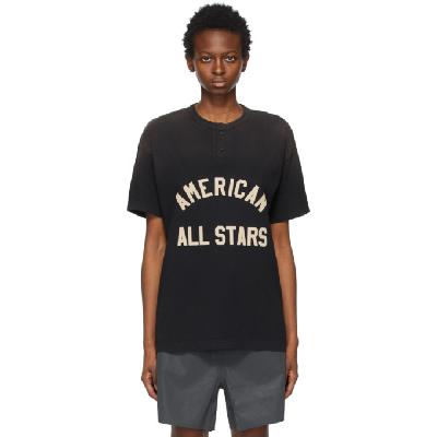 Fear of God Black 'All Stars' Henley T-Shirt