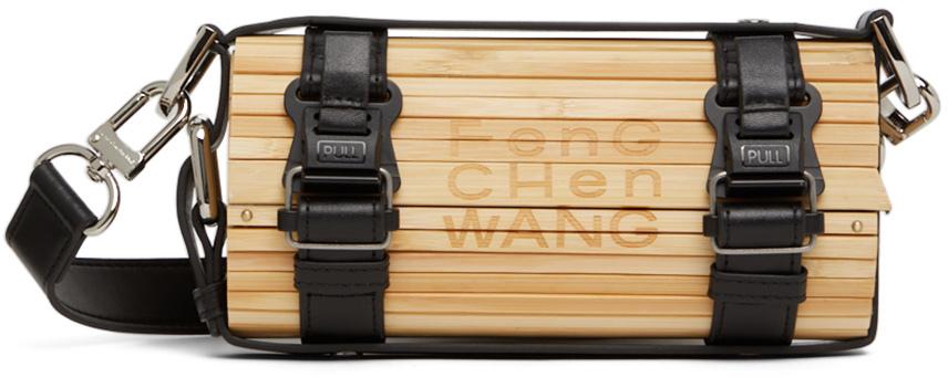 Feng Chen Wang Beige & Black Small Bamboo Bag