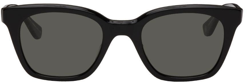 Garrett Leight Black Clare V. Edition Nouvelle Sunglasses