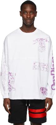 GCDS White One Piece Edition Bunny Long Sleeve T-Shirt