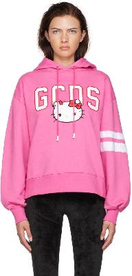 GCDS Pink Hello Kitty Hoodie
