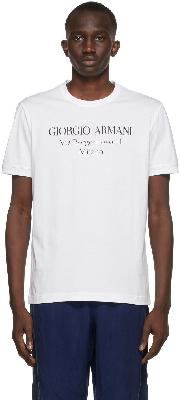 Giorgio Armani White Logo T-Shirt