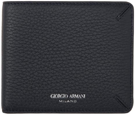 Giorgio Armani Blue Bifold Wallet