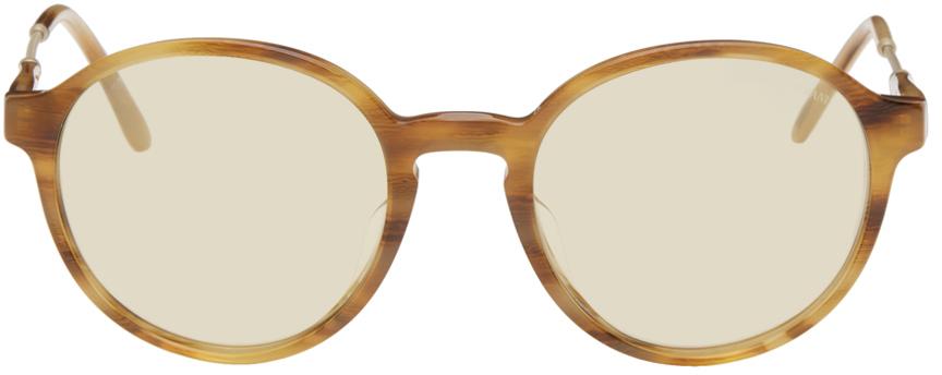 Giorgio Armani Tortoiseshell Round Sunglasses