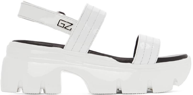 Giuseppe Zanotti White Apocalypse Summer Sandals