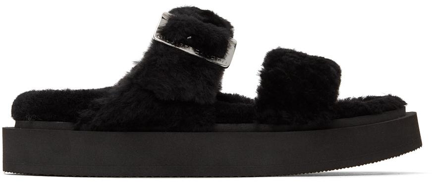 Giuseppe Zanotti Black Jolanda Winter Sandals