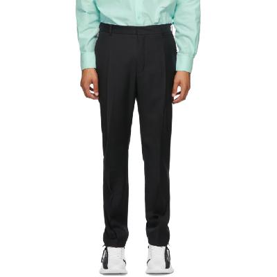 Givenchy Black Wool Travel Jogger Trousers