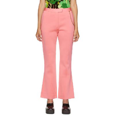 Givenchy Pink Chain Flared Trousers