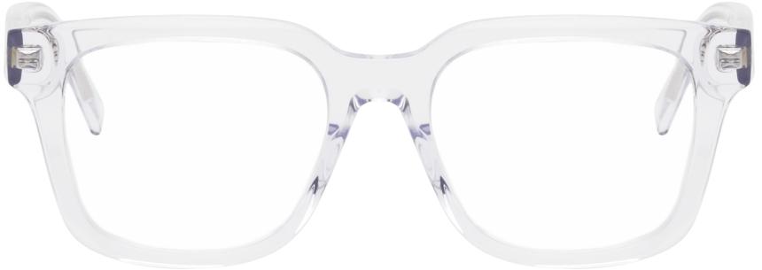 Givenchy Transparent Square Acetate Glasses