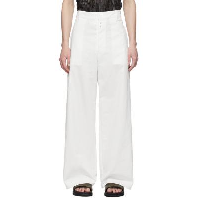 Givenchy White Big Chino Trousers