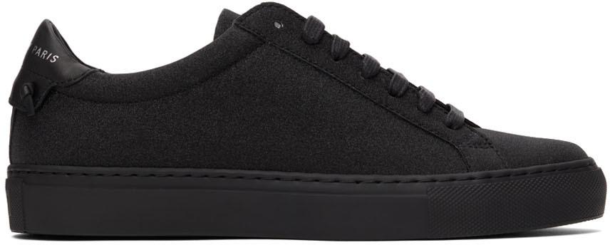 Givenchy Black Glitter 4G Urban Knots Sneakers