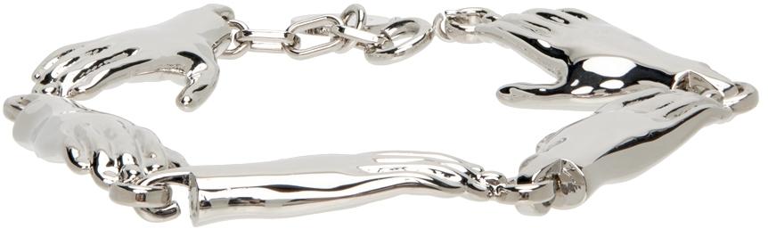 GmbH Silver Hands Bracelet