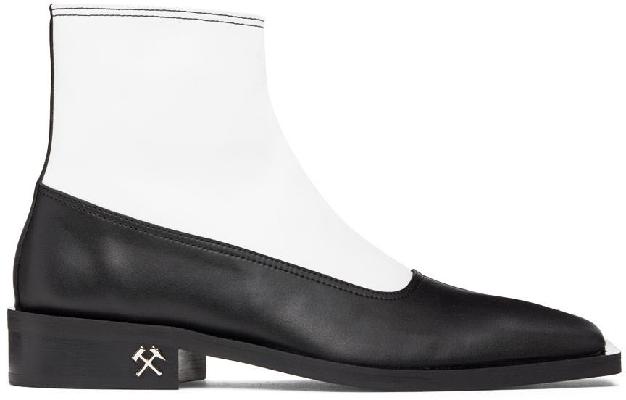 GmbH White & Black Kaan Boots