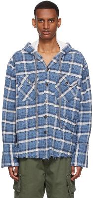 Greg Lauren Blue Boxy Shirt