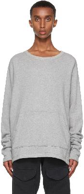 Greg Lauren SSENSE Exclusive Grey Hemp Sweatshirt