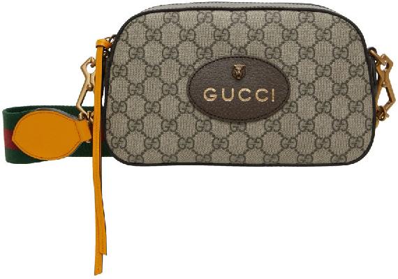Gucci Beige Neo Vintage GG Supreme Messenger Bag