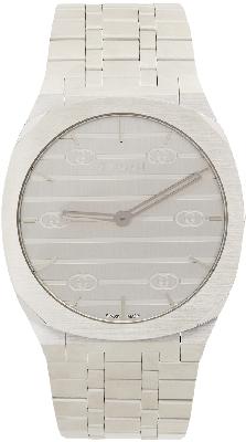Gucci Silver 25H Watch