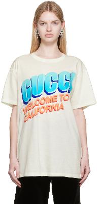 Gucci White Cotton T-Shirt