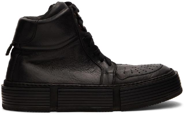 Guidi Black Basket Sneakers