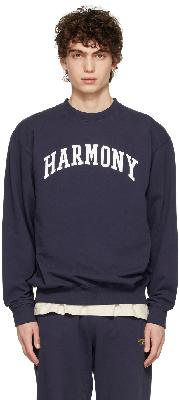 Harmony Navy Sael University Sweatshirt