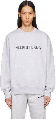 Helmut Lang Grey Core Crewneck Sweatshirt