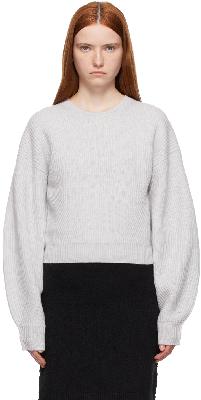 Helmut Lang Grey Volume Sweater