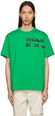 Helmut Lang Green Macro-Mix T-Shirt