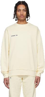 Helmut Lang Off-White Trapunto Sweatshirt