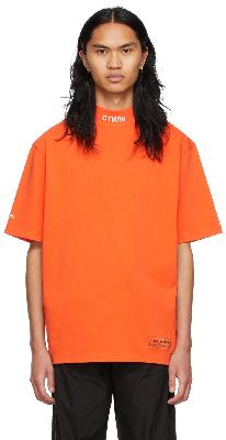 Heron Preston Orange Style Turtleneck T-Shirt
