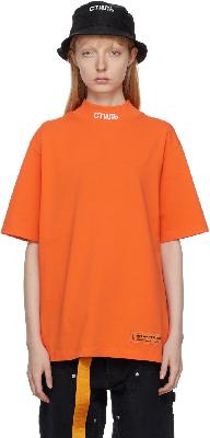 Heron Preston Orange Logo T-Shirt