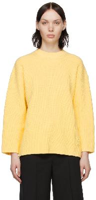 Hugo Yellow Cotton Sinty Sweater