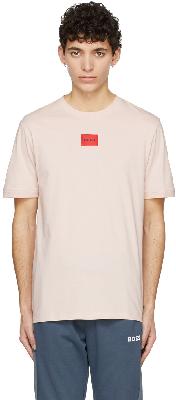Hugo Pink Cotton T-Shirt