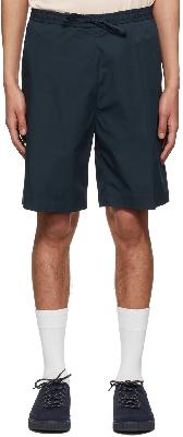 Hugo Navy Cotton Shorts