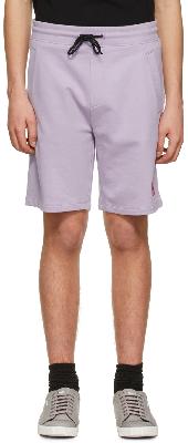 Hugo Purple Cotton Shorts