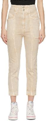 Isabel Marant Etoile Beige Tucson Jeans