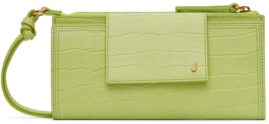 Jacquemus Green 'Le Pichoto' Shoulder Bag